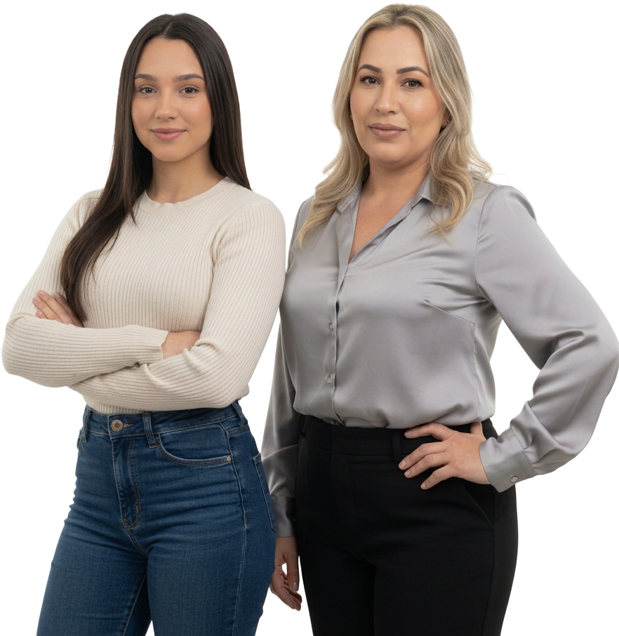 Mãe e filha, fundadoras da Amar e Cuidar Home Care